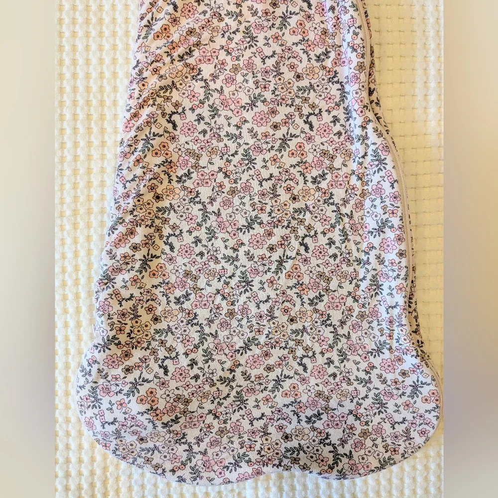 Angel Dear Bamboo Baby Sleepsack Size 6M Wearable Blanket Vintage Calico Floral